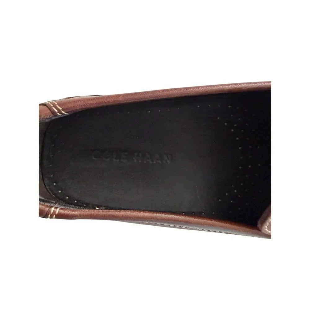 Cole Haan Keating Venetian II Brown Leather Slip-On Loafers Men's 8.5 M C11404